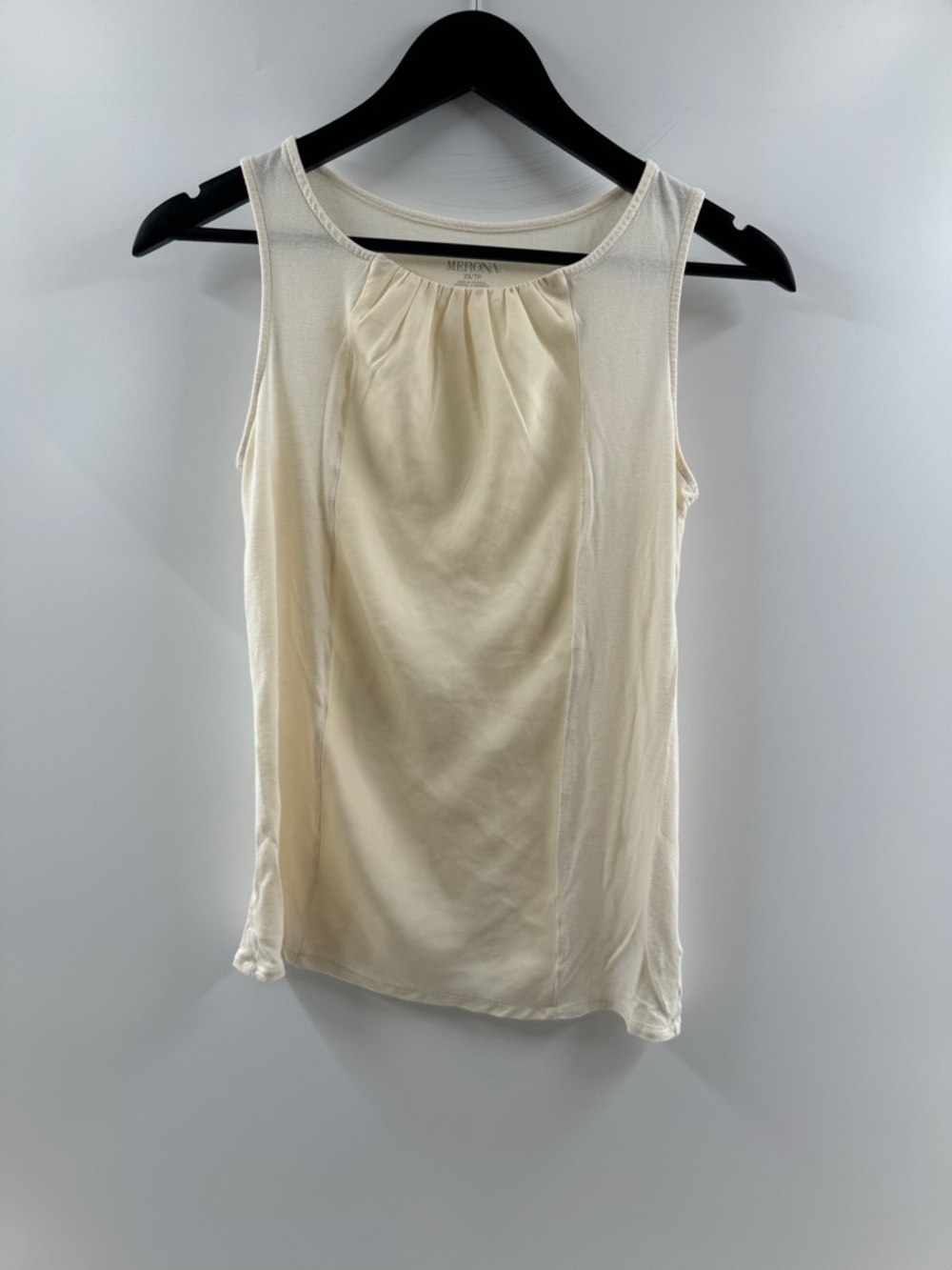 Merona Cream Sleeveless Tank Top – Women’s XS